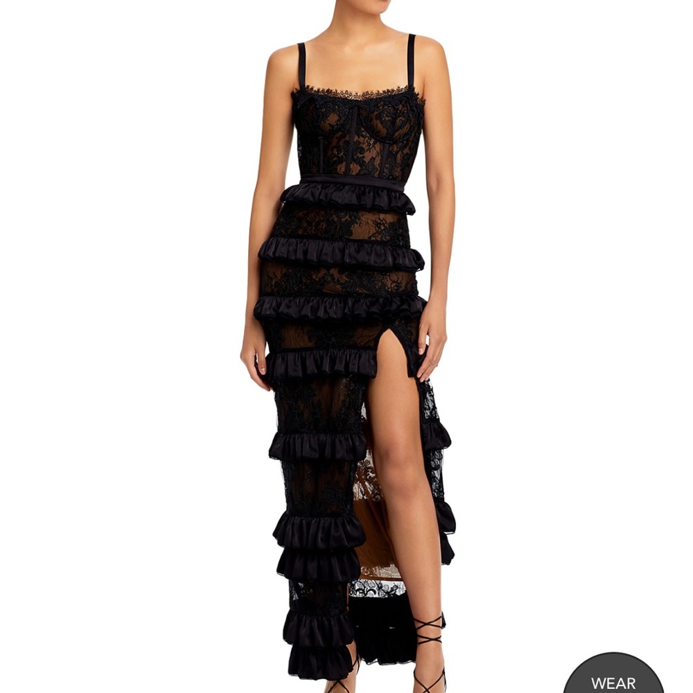 V. Chapman Cassia Lace Corset Dress